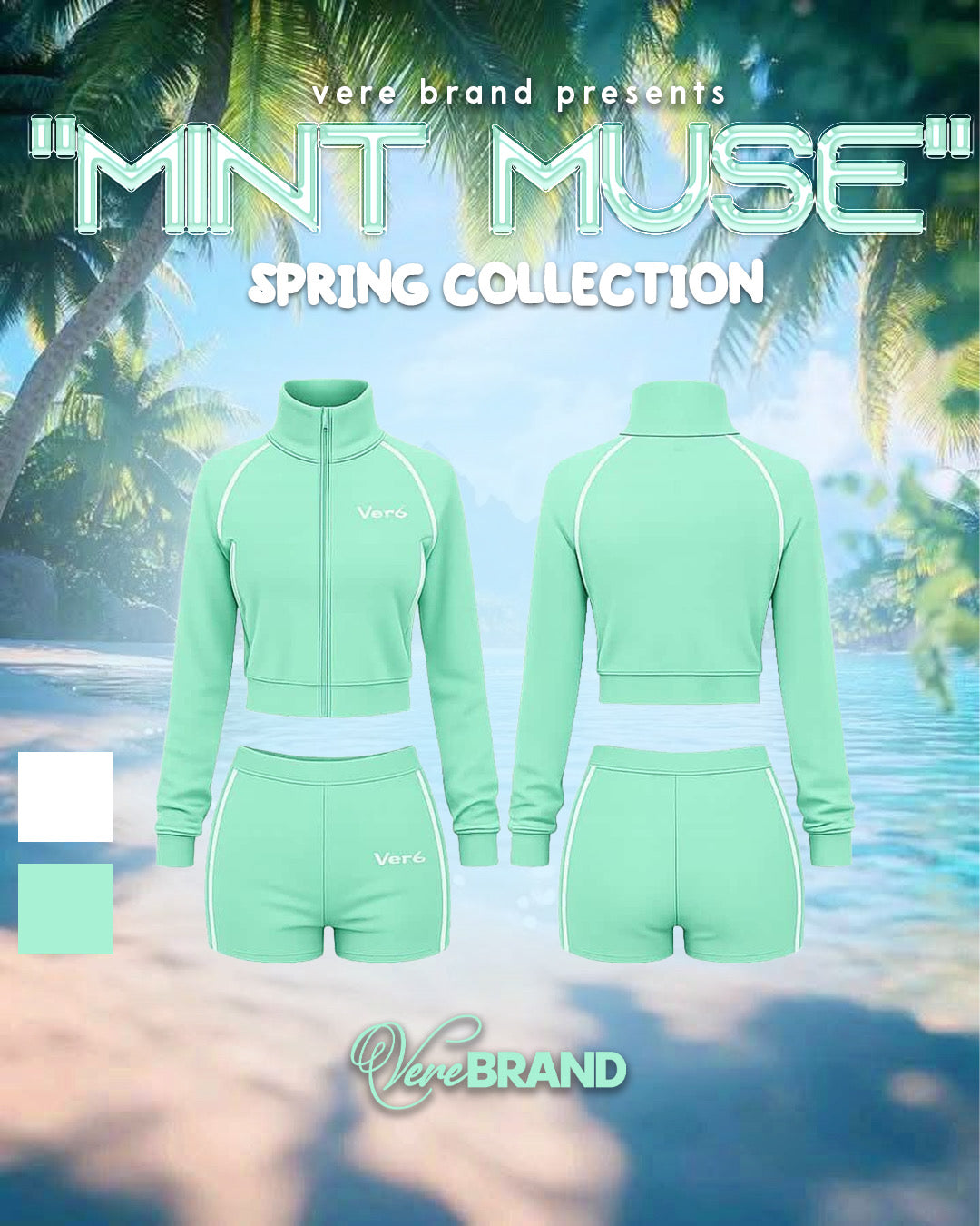 Mint muse 2 piece set